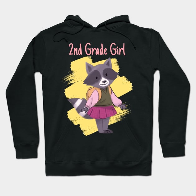 Second Grade Girl Hoodie by I Love My Family